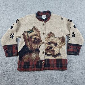 Sugar Street Weavers Jacket Adult Medium Yorkshire Terriers Yorkie Dog Tapestry
